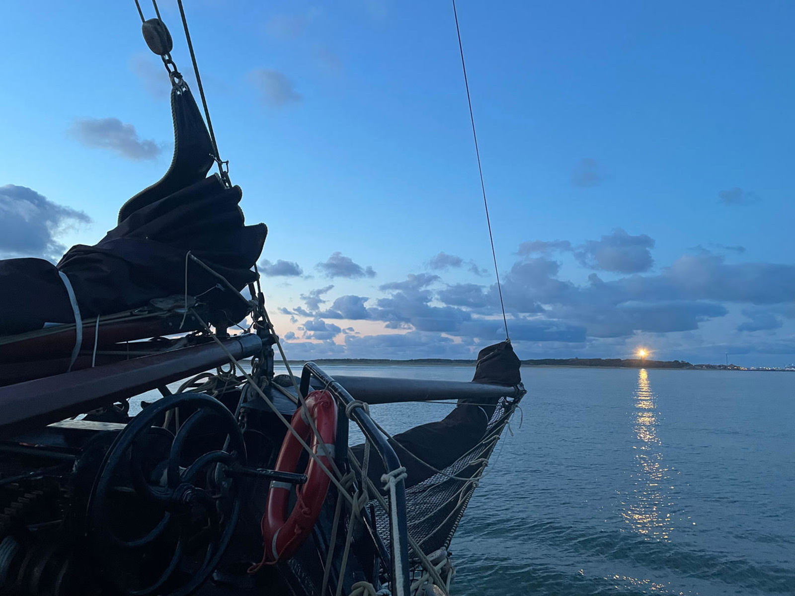 Willem Jacob voor anker
