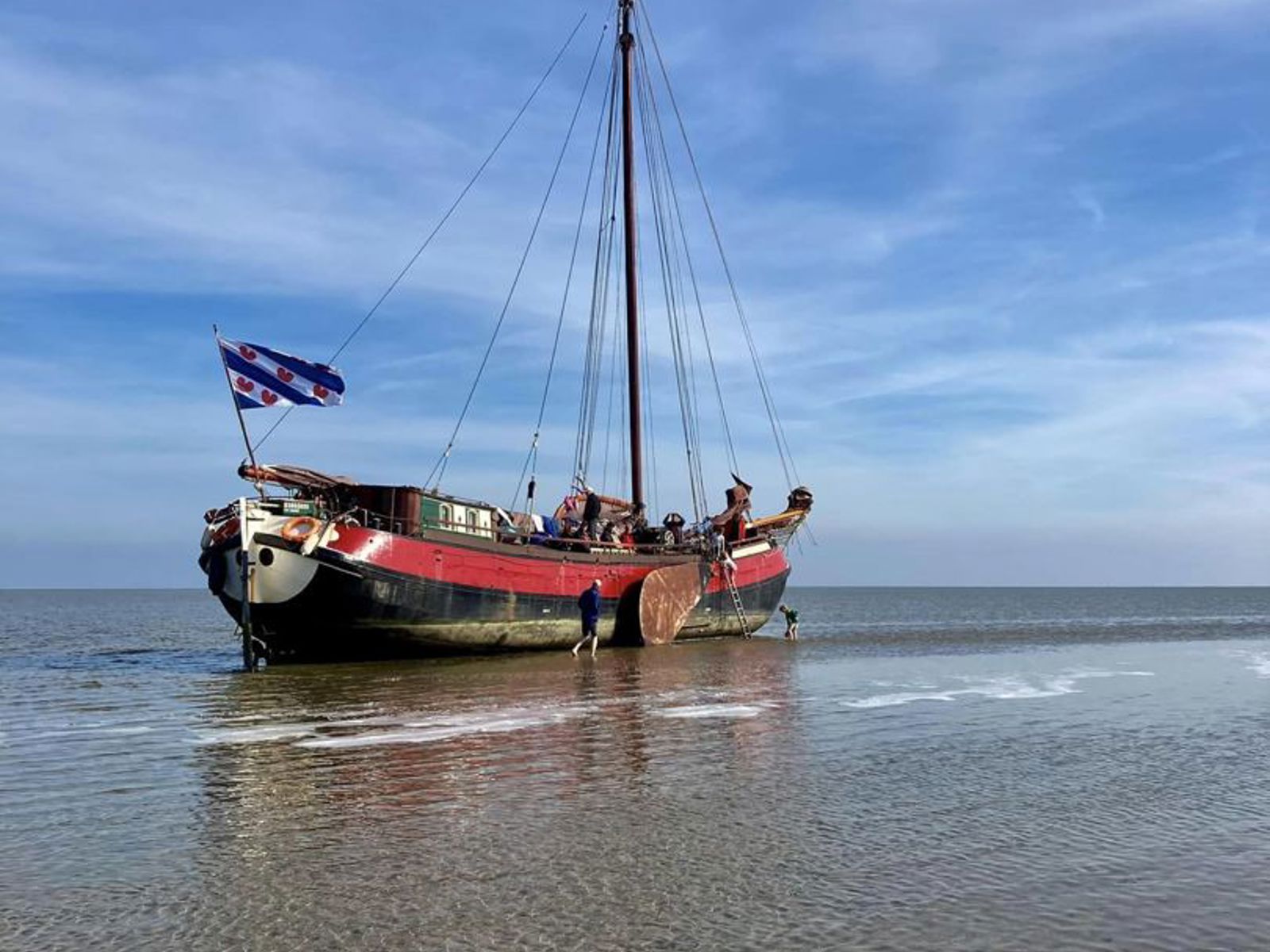 Droogvaallen Waddezee Balder