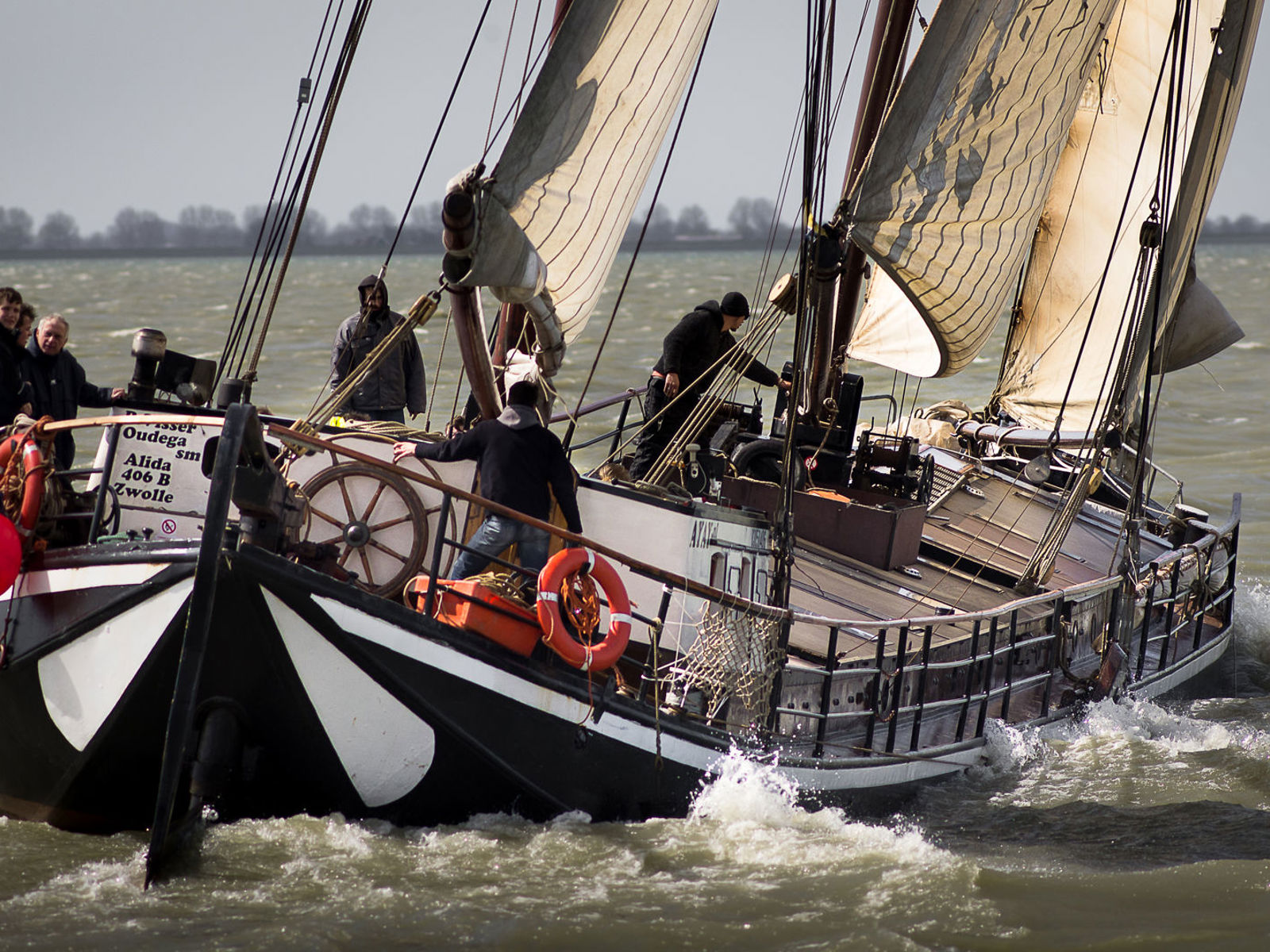 Alida zeilen,segeln,saling