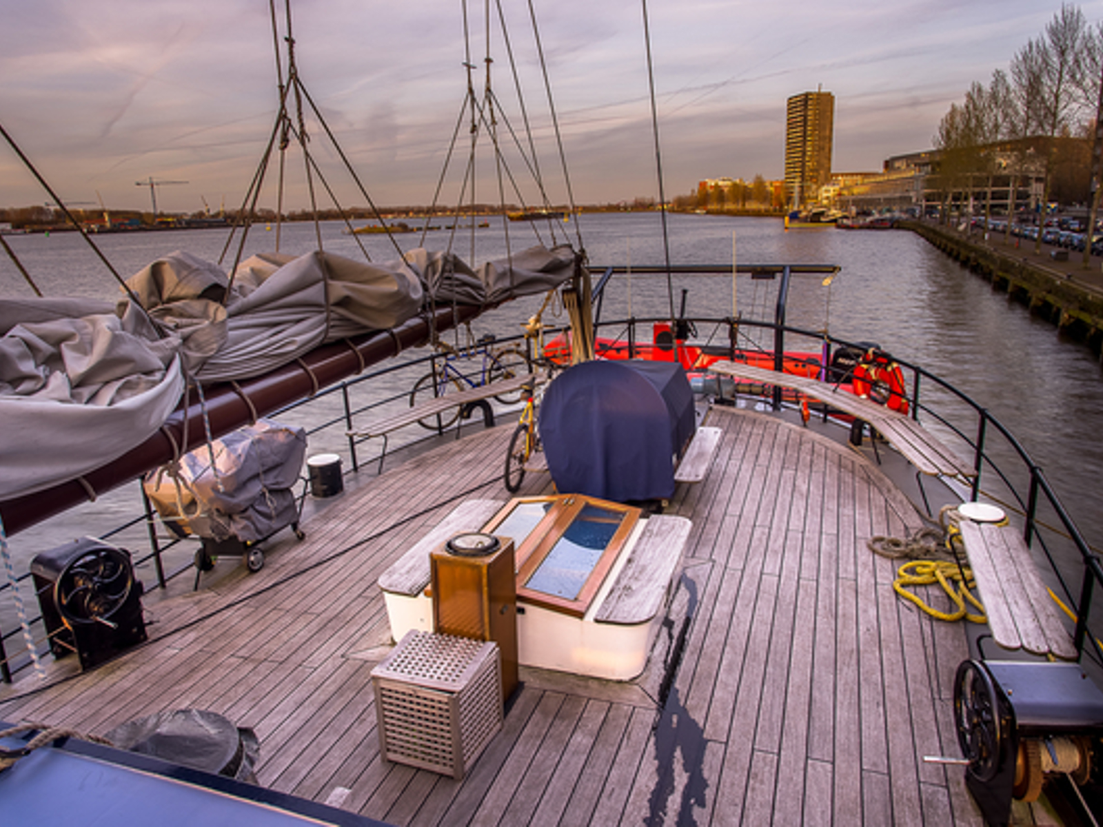 Wapen Fan Fryslan achterdek