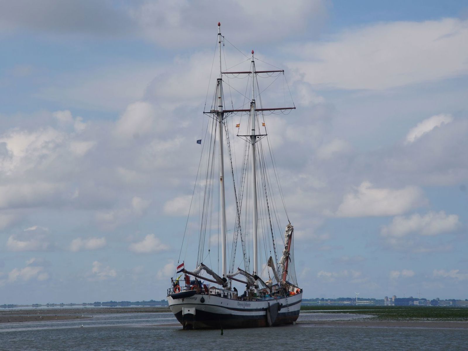 droogvallen, trockenfallen, dry out Waddenzee
