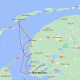 Route IJsselmeer Waddenzee Friesland 5 Dagen
