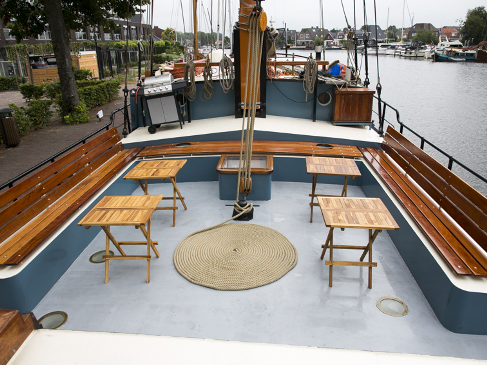 Sterrenwind Dek zithoek Sitzecke lounge area